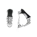 Jewelry : Sterling Silver and Black Onyx Bamboo Design Clip On Earrings