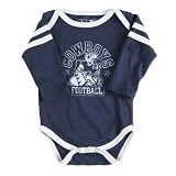 Dallas Cowboys Infant Navy Catch One Catch All Long Sleeve Creeper