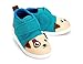 ikiki Dog Squeaky Shoes for Toddlers w/Adjustable Squeaker, Teal Girl or Boy Shoes (Size 6, Mr Barkles)