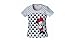 Tooniforms by Cherokee Women's Front Yoke Scoop Neck Minnie Mouse Print Scrub Top