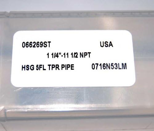 Standard Tool Made in USA 1-1/4-11-1/2 HSS NPT Taper Pipe Tap