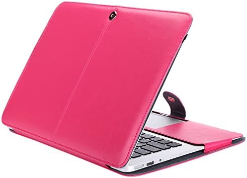 Andmi PU Leather Premium Quality Protective Case Cover for Apple MacBook Pro 13 (Pink)