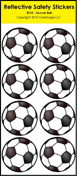 Soccer Ball Reflective Safety Stickers