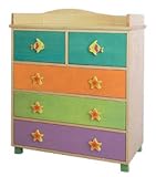 Tropical Sea 5-Drawer Chest