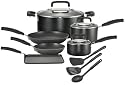 T-fal Signature Non-Stick 12-piece Cookware Set, Black