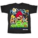 Black Angry Birds T-Shirt (7) Party Accessory