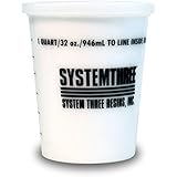 System Three 3105S16 White Silica Thickener, 1 quart Tub