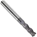 Melin Tool CCMG Carbide Corner Radius End Mills, Inch, AlTiN Finish, 30 Degree Helix, For Use With Cast Iron, Plastics, Steel/Steel Alloys, Titanium/Titanium Alloys
