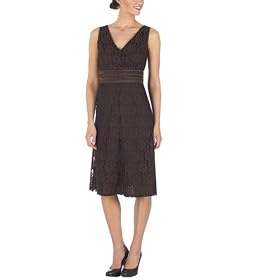 Isaac Mizrahi for Target® Embroidered Lace Dress - Spanish Brown