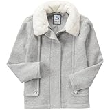 GYMBOREE(ジンボリー) ファーカラーコート ヘザー グレー アウターコート S【並行輸入】