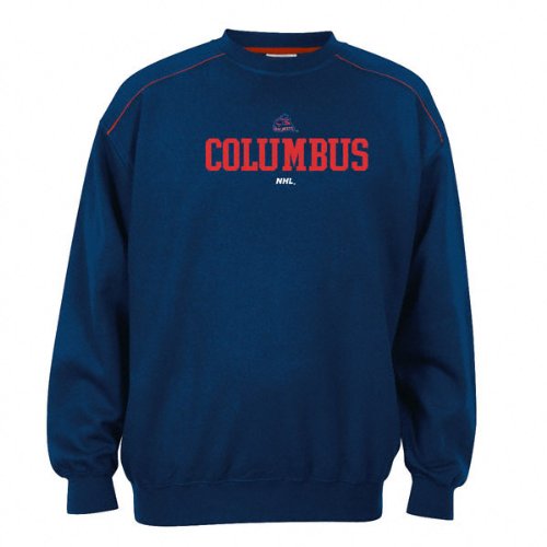 Columbus Blue Jackets Maximize 2 Embroidered Crewneck Sweatshirt