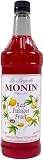 Monin Flavored Syrup, Red Passion Fruit, 33.8-Ounce Plastic Bottles (Pack of 4)
