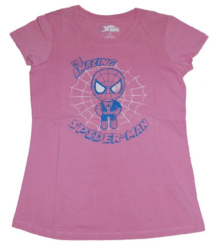  tokidoki X Marvel Women Vintage Spiderman Pink T-Shirt