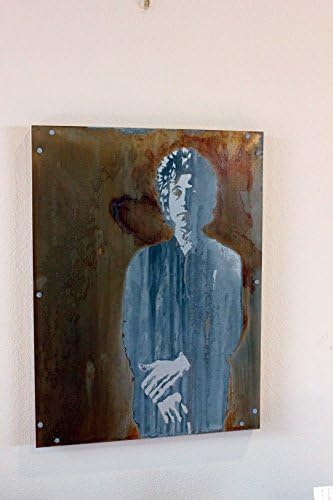 Young Bob Dylan Portrait on Metal - Limited Edition Artwork
