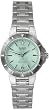 Casio Women's Core LTP1177A-3A Silver Stainless-Steel Quartz Watch with Green Dial