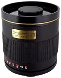 Rokinon 800M-B-EOS 800mm F8.0 Mirror Lens for Canon EOS (White)
