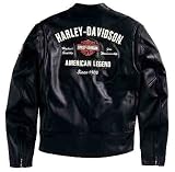 Harley Davidson Mens American Legend Leather Jacket. Made in USA! Classic Embroidery. 98135-05VM