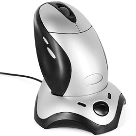 USB Wireless Rechargeable 5 Buttons Desktop Optical Mouse
