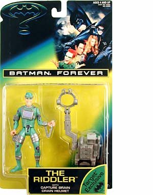  BATMAN FOREVER: The Riddler with Capture Brain Drain Helmet
