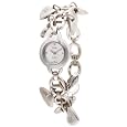 XOXO Women's XO7030 Silver Dial Silver-tone Heart Charms Watch