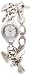XOXO Women`s XO7030 Silver Dial Silver-tone Heart Charms Watch