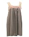 Grey with Pink Knit Tunic Dress with Flower accent