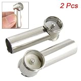 Amico 2 Pcs Silver Tone Alloy Reverse Antenna Female Adapter for Volkswagen by uxcell