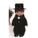 Precious Moments Wedding Bells Groom Brunette Doll by Precious Moments