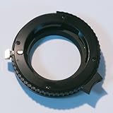 Hawk's Factory製 Eマウント用 補助ヘリコイド付 Mアダプタ(ノブ付) Ver3,