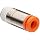 SMC KJS-S Stainless Steel One-Touch Tube Fitting, Hex Socket Male Adapter, Tube OD x NPT Male