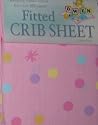 Pink Polka Dots Crib Sheet
