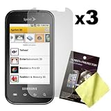 Three LCD Screen Guards / Protectors for Samsung Transform / SPH-M920
