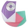 100 Sleeve Envelopes for CD DVD R 200 DISCS Color MIX