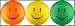 Smiley Face Golf Balls - Optic Colors