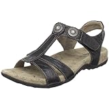 Taos Women's Paradise Ankle Strap Sandal,Black,7 M US