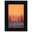 Set of 4 Wood Frames - Black (4x6")