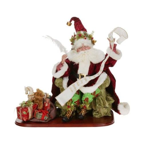Mark Roberts Limited Edition Christmas Santa Checking His List