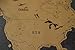 Scratch Off Map World Deluxe - Personalized Travel Poster - Share Your Travel Stories