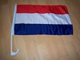 Autofahne Holland mit Plastikhalterung 30 x 45 cm - 