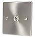 : SATIN CHROME TV SOCKET C434BCW