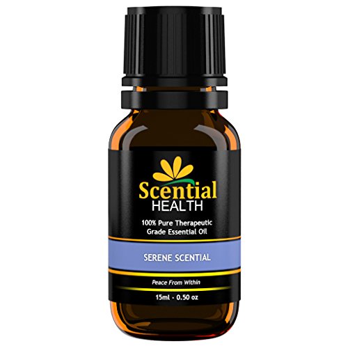 Scential Health Serene Scential Premium Essential Oil Blend 15ml (.5oz) 100% Certified Pure Therapeutic Grade Essential Oil With No Fillers, Bases or Additives AND ZERO Carrier Oils