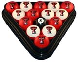 Texas Tech Red Raiders Billiard Ball Set NCAA College Athletics Fan Shop Sports Team Merchandise