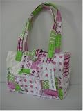 Quilted Patchwork Purse or Bag, Rag Bag, 100% Cotton