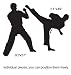 Vinyl Wall Art Decal Sticker Karate Martial Arts Dual 5ft Tall