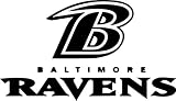 Baltimore Ravens NFL Wall / Auto Art Vinyl Decal Stickers / 4