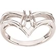 14K White Gold Mother's Ring - 2 Gemstone -- YOU CHOOSE THE COLORS!