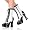 1021 Black/White Patent