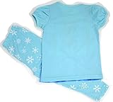 Girls Frozen Elsa Blue Pajamas 2 Piece Set for Ages 2 to 7 (5Y (110))