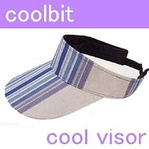 アウトドアにオススメ！！【クールビット CLV-S1 　カラーBLUブルー】cool visorシリーズ バイザータイプ 熱中症対策に！！
