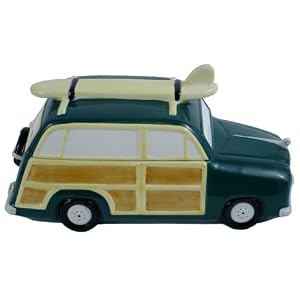 1949 FORD WOODY COOKIE JAR - 11 X 6 X 6 by